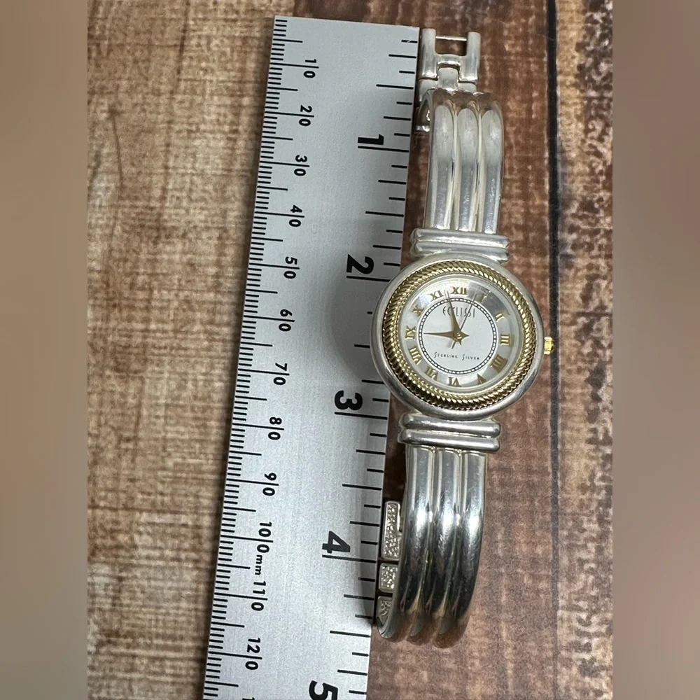 ECCLISSI Sterling Silver .925 watch with in EUC - Picture 10 of 11
